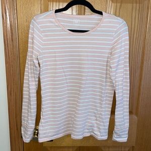 Gap shimmer glitter striped long sleeve